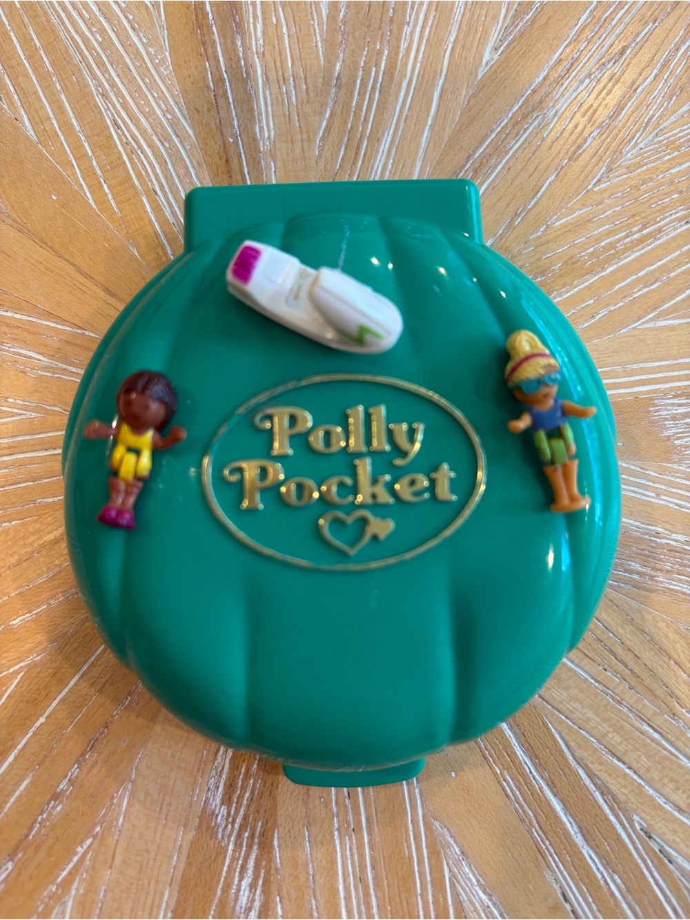 1989 COMPLETE Beach Party Polly Pocket Bluebird jet ski dolls